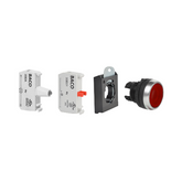 ILLUMINATED PUSHBUTTON 22mm BACO 24V AC-DC & 230V AC
